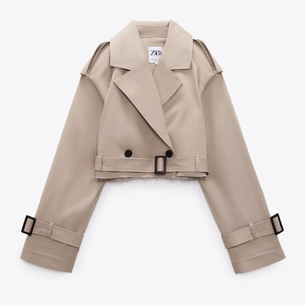 ZARA CROP TRENCH